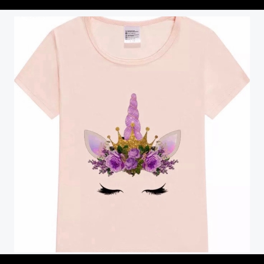 purple unicorn tee
